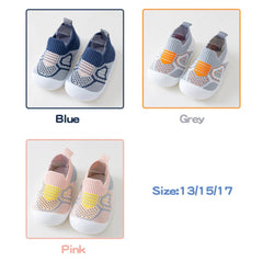 Anti-Slip Baby Shoes for 6 Months – 3 Years | Breathable & Flexible Soft Sole Toddler Shoes | Montessori Walking Shoes