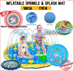 Sprinkle and Splash Water Spray Mat Portable Pool Inflatable 100cm
