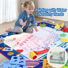 Magic Water Drawing Mat Painting Set Painting Reusable Large Painting