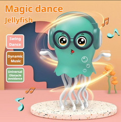 Dancing Jellyfish Toy Lighting Music Glasses Octopus Toy