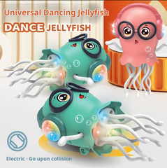 Dancing Jellyfish Toy Lighting Music Glasses Octopus Toy