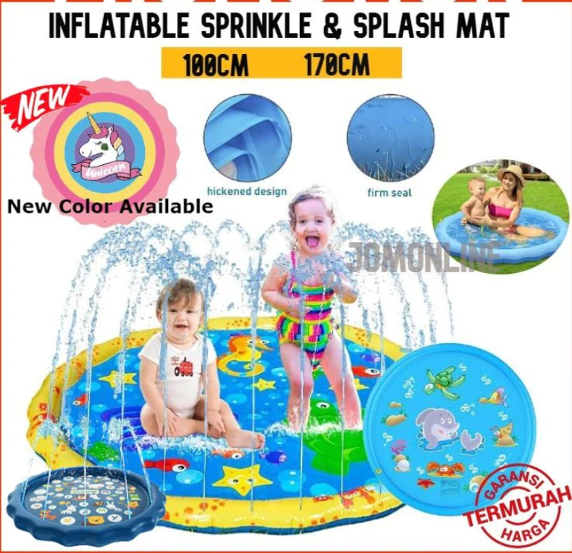 Sprinkle and Splash Water Spray Mat Portable Pool Inflatable 100cm