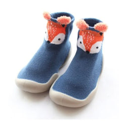 Unisex Anti-Slip Socks Shoes for Babies and Toddlers | Soft Rubber Sole, Breathable Knitted Design | Perfect for 6–24 Months